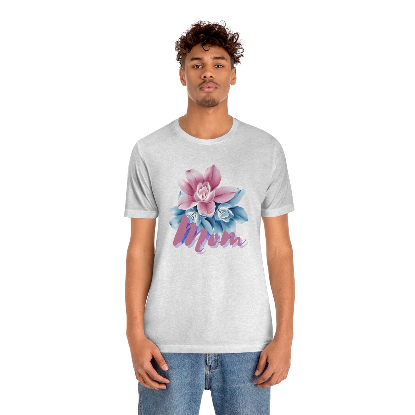 "Mom" Jersey Short Sleeve Tee