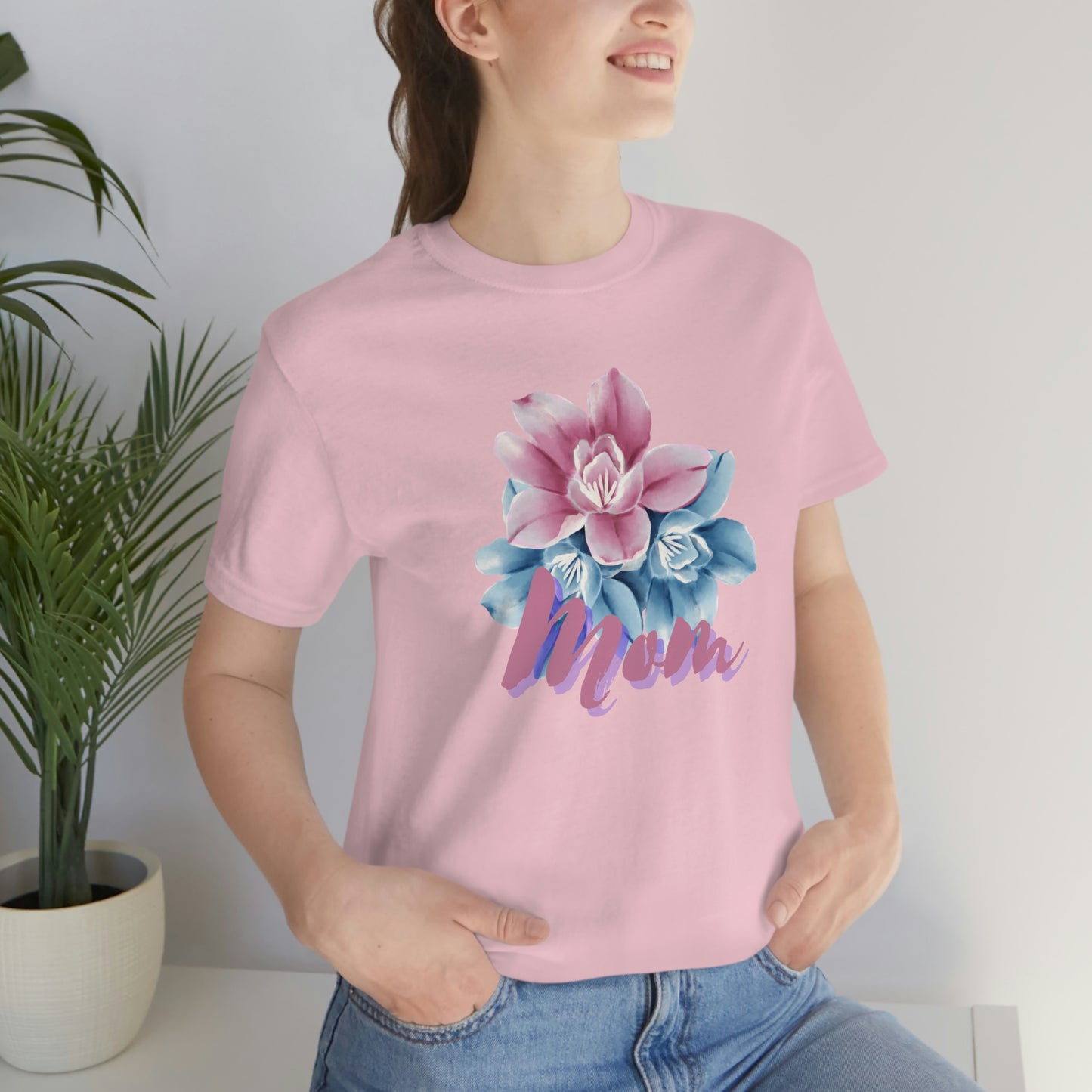 "Mom" Jersey Short Sleeve Tee